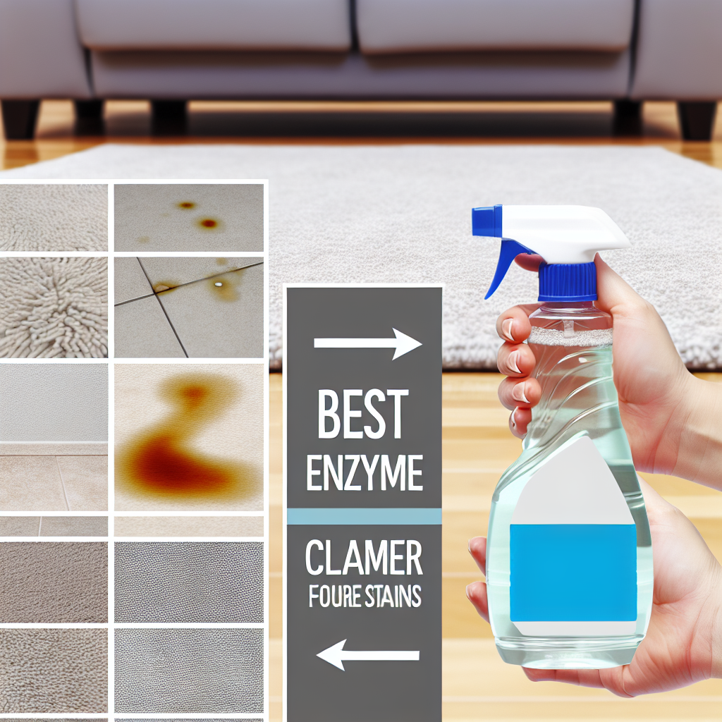 Best Enzyme Cleaner for Urine Stains