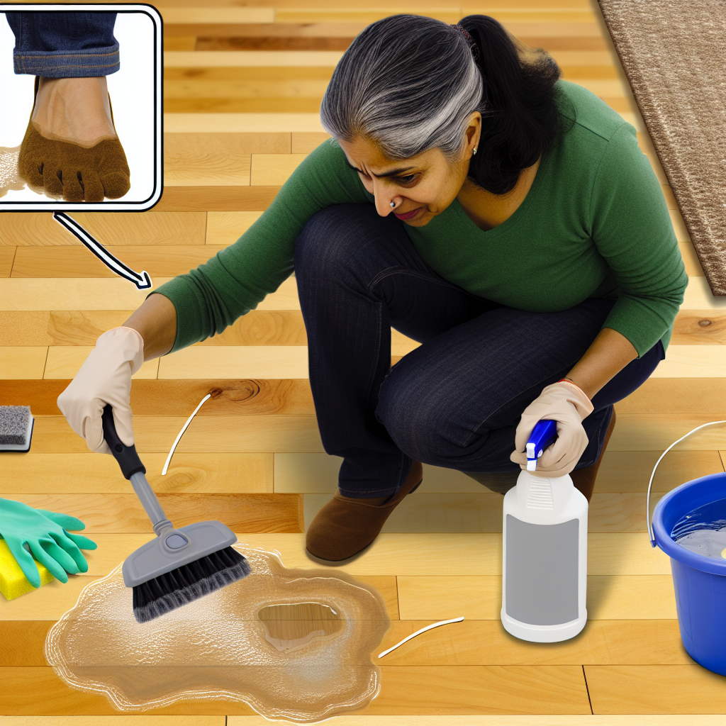 Urine Stain Remover for Hardwood Floors