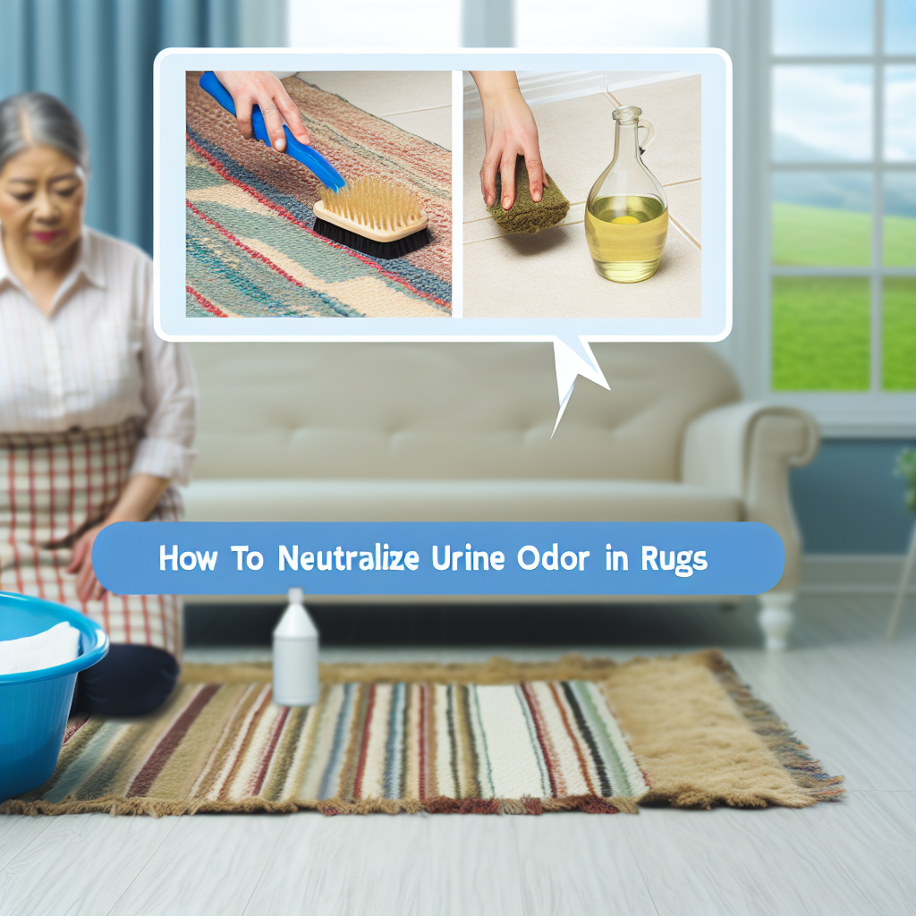 How to Neutralize Urine Odor in Rugs?