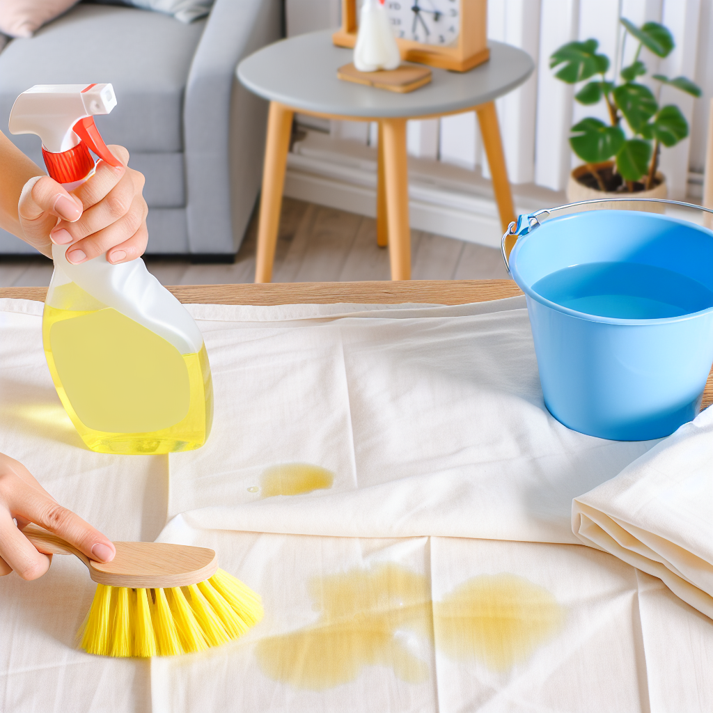 How to Remove Urine Stains from Sheets?