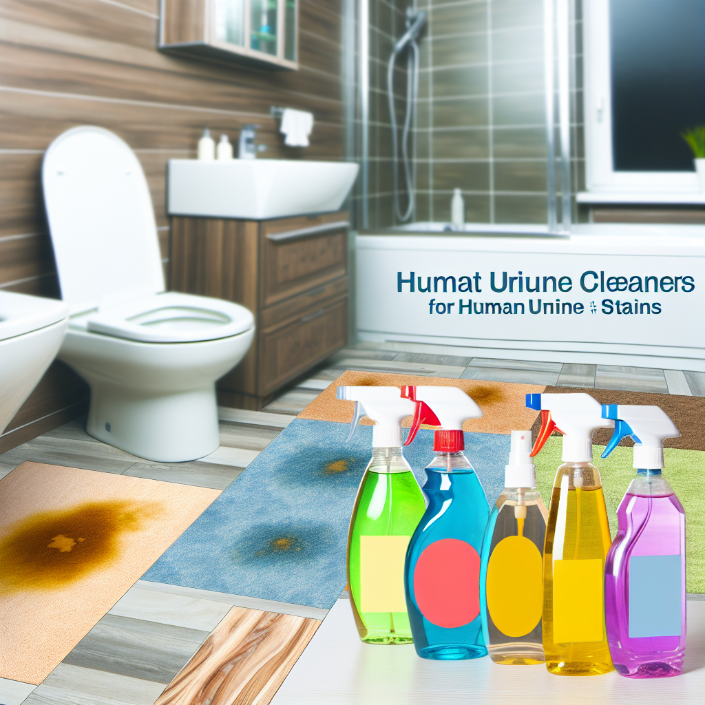 Best Cleaner for Human Urine Stains