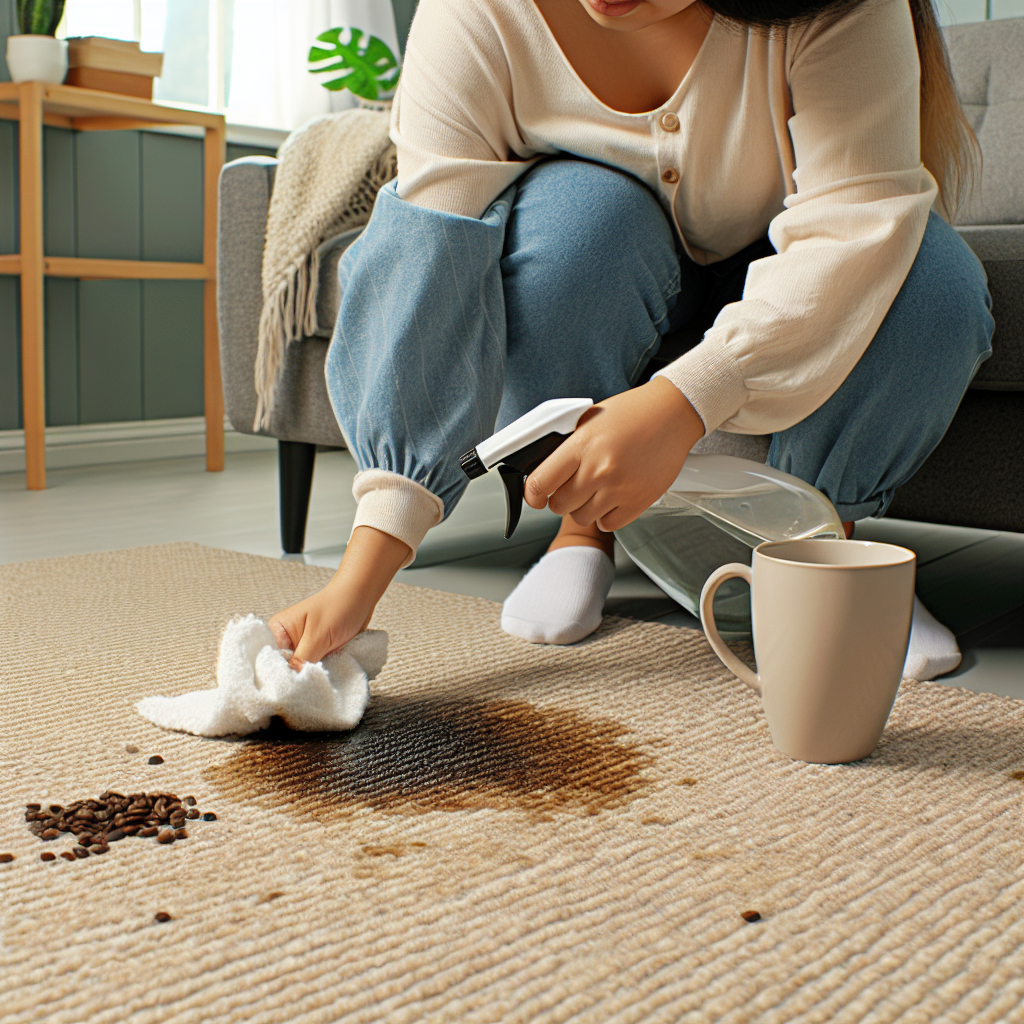 How To Remove Coffee Stains From A Carpet?