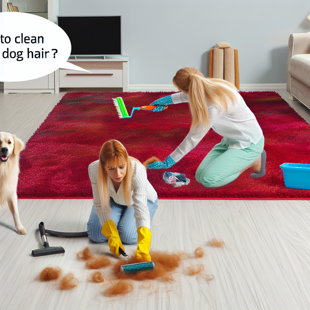 How To Clean A Carpet From Dog Hair?