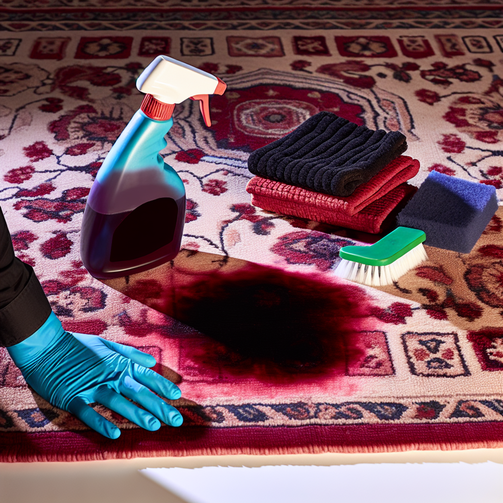 How To Remove Tough Stains From A Carpet?