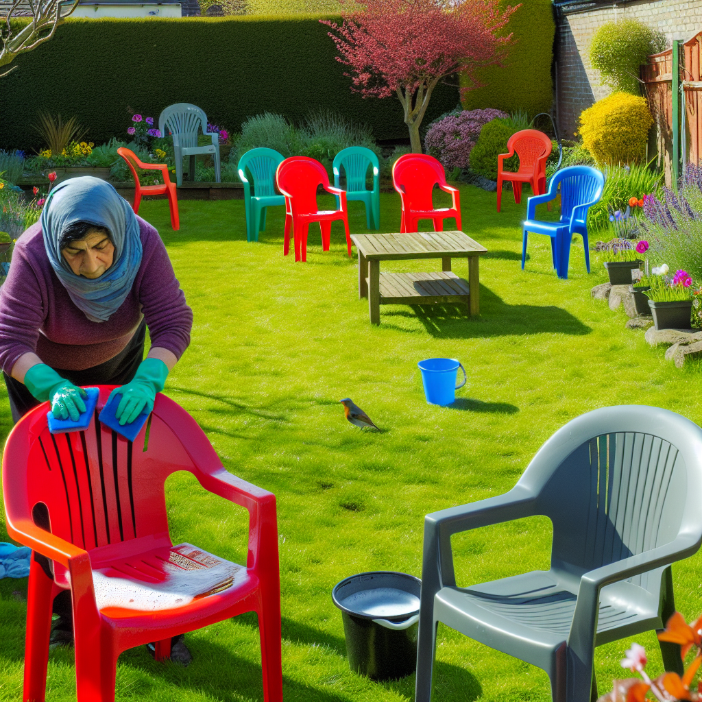 How to Clean Plastic Outdoor Chairs Properly?