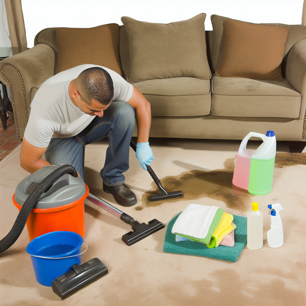 How To Clean A Carpet After Flooding?