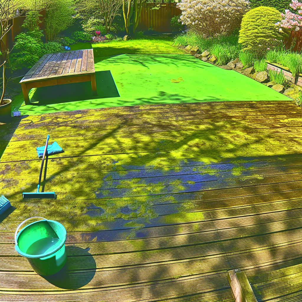 How to Remove Algae From Your Backyard Deck?