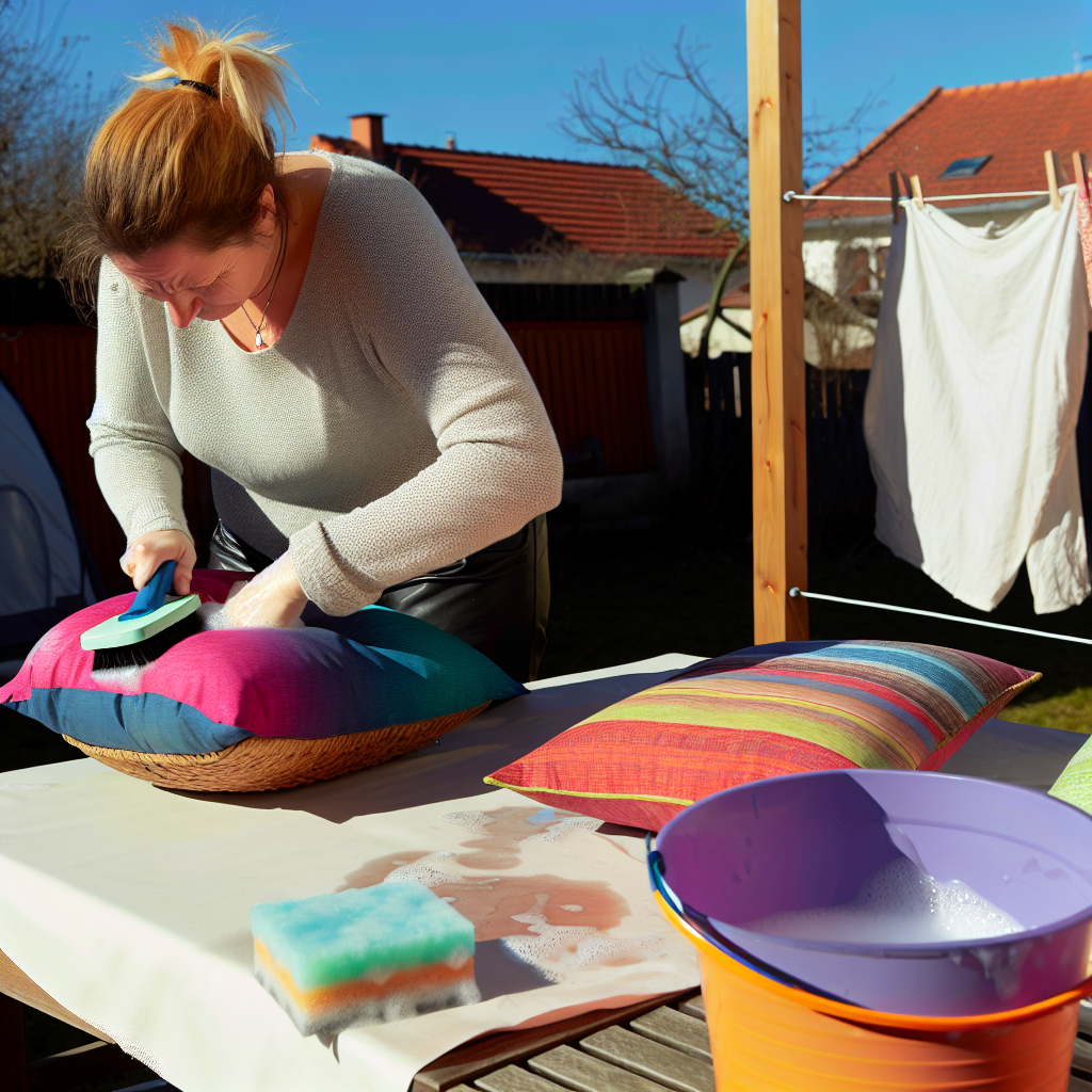 How to Clean Outdoor Cushions After Winter?