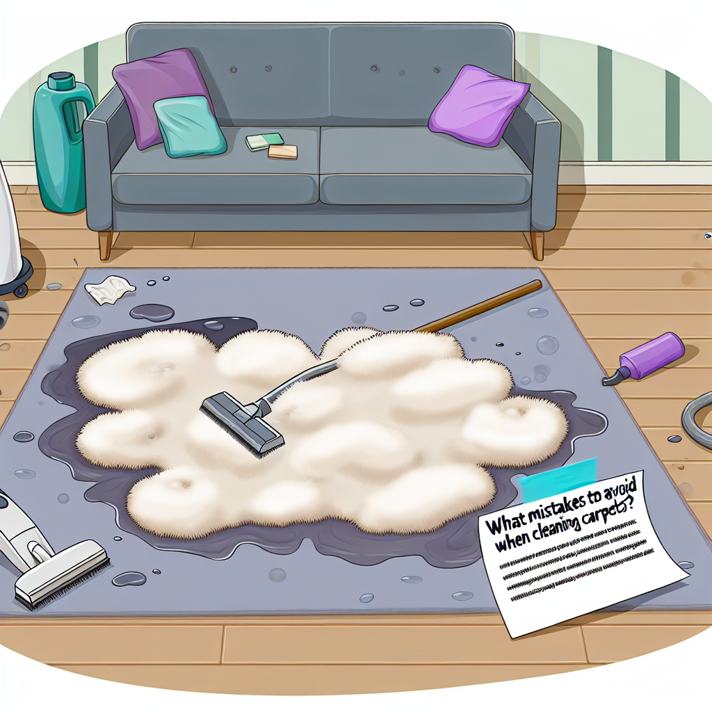What Mistakes To Avoid When Cleaning Carpets?