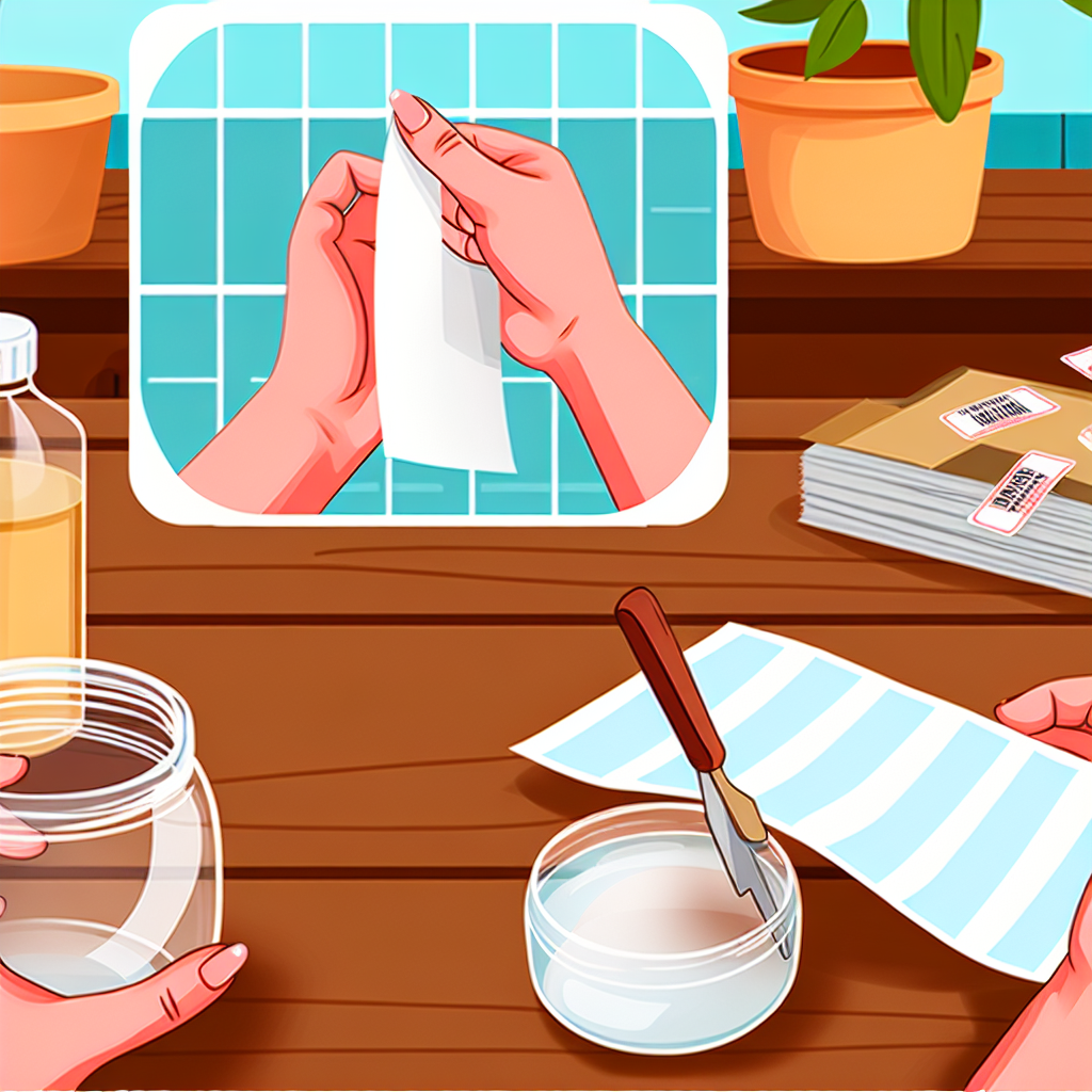 How to Remove Sticky Labels and Adhesive Residue?