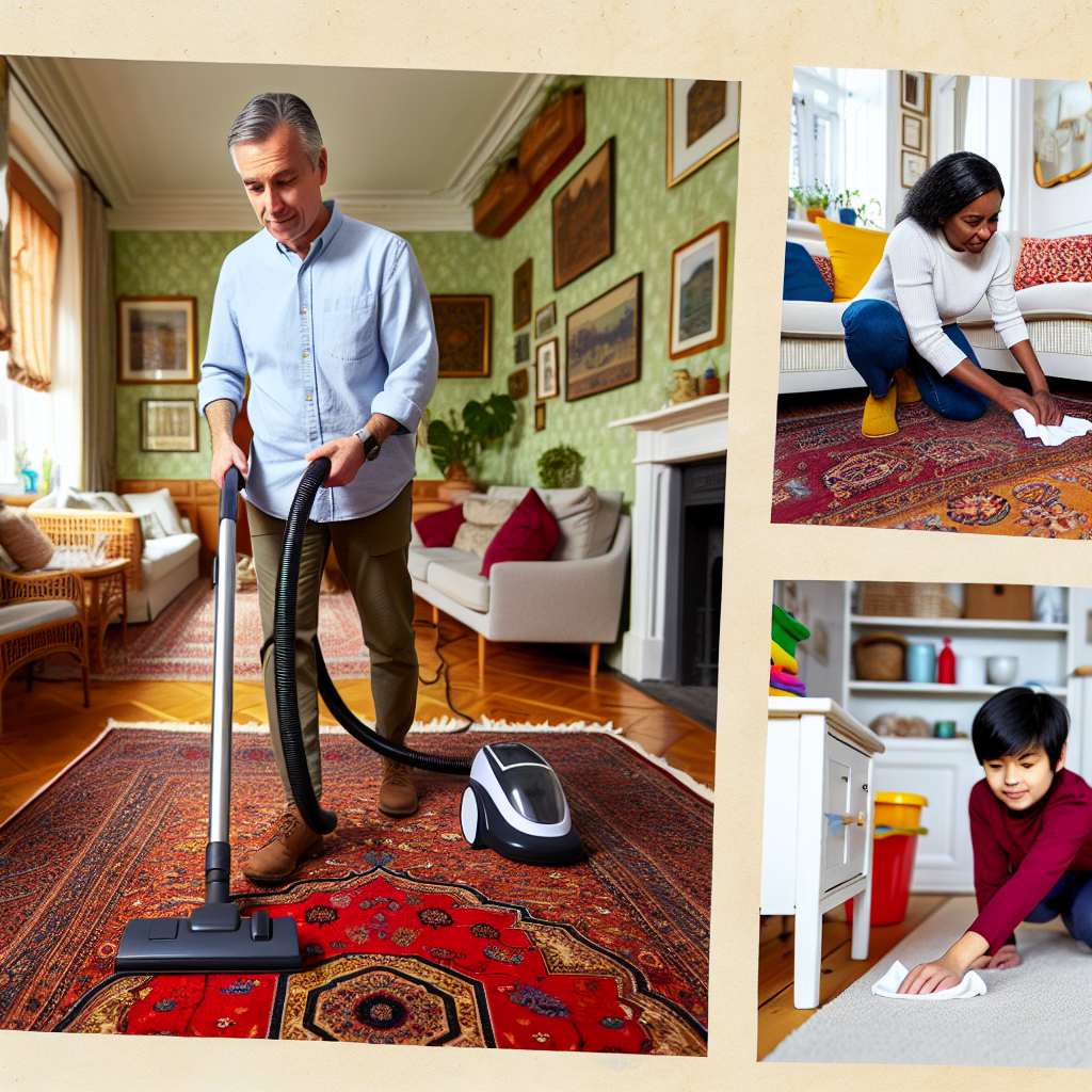 How To Clean A Carpet In The Living Room?