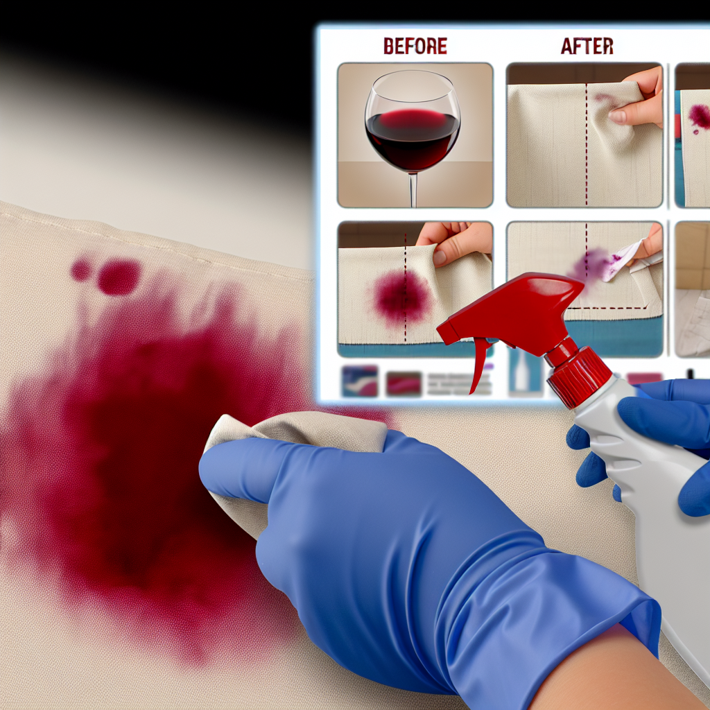 How to Remove Red Wine Stains From Fabric?