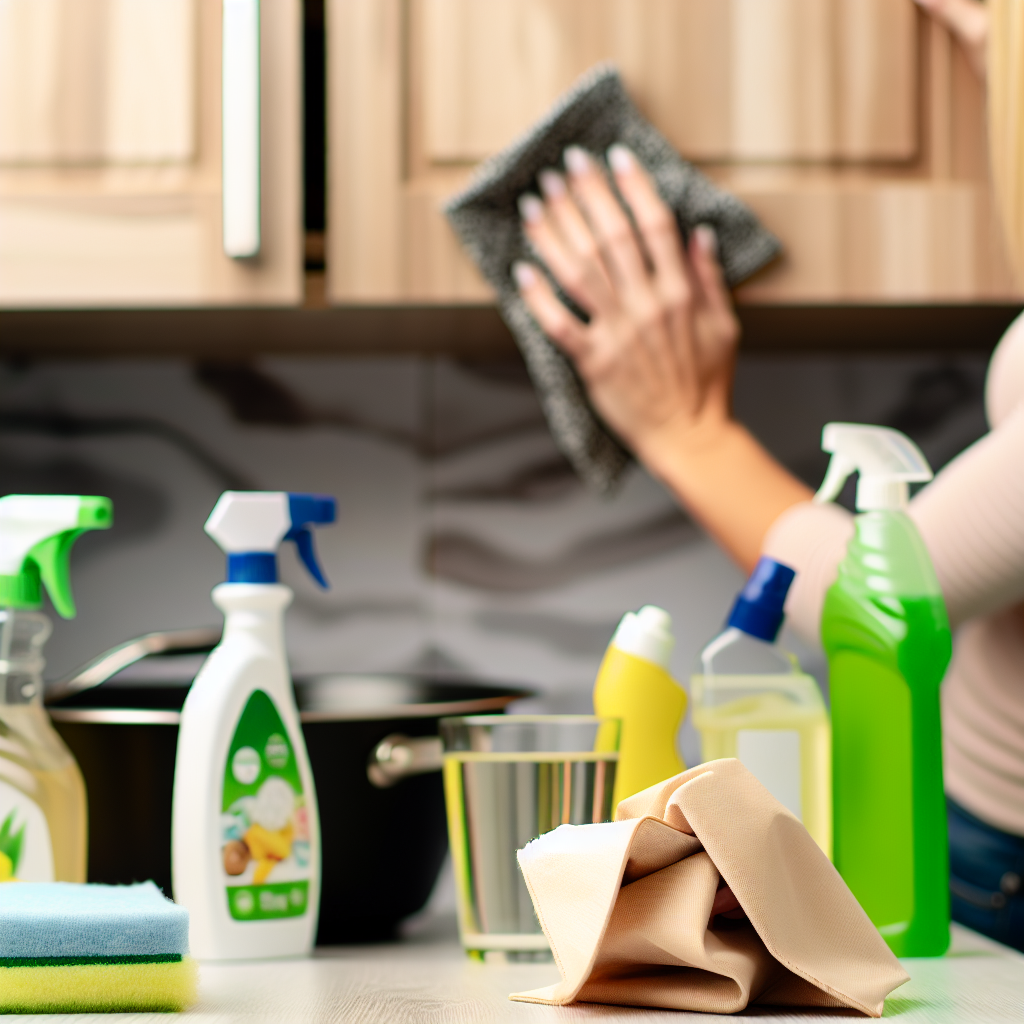 How to Clean Greasy Kitchen Cabinets?