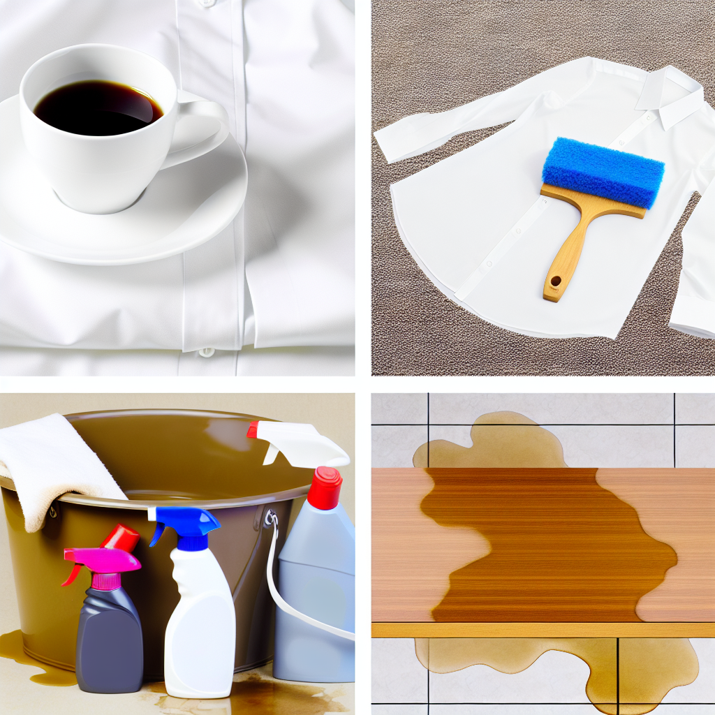 How to Remove Coffee Stains From Any Surface?