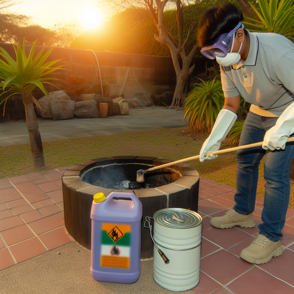 How to Clean Outdoor Fire Pits Safely?