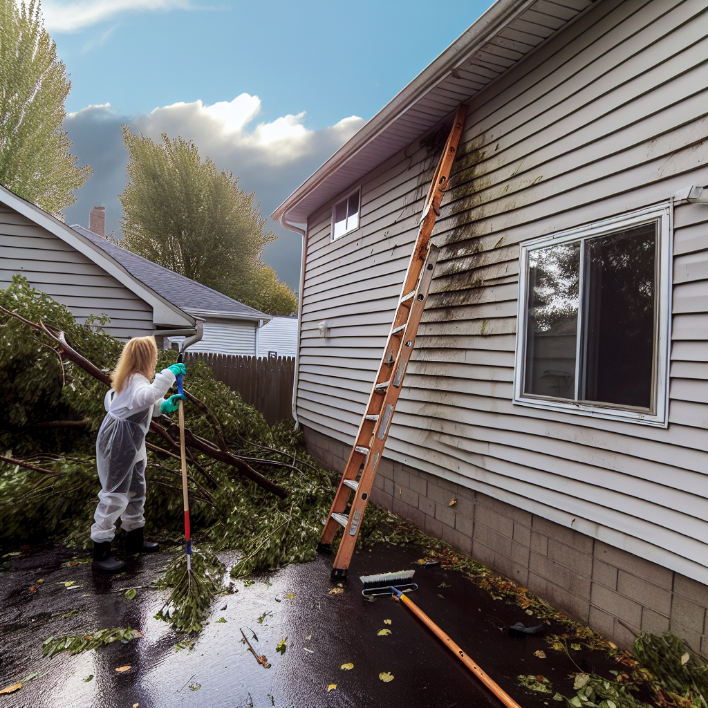 How to Clean Home Siding After a Storm?