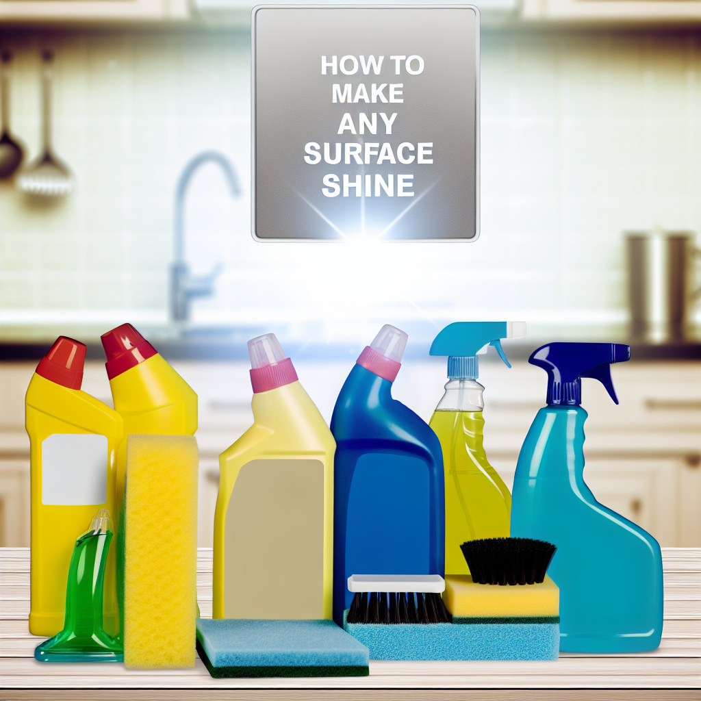 How to Make Any Surface Shine With the Right Cleaner?