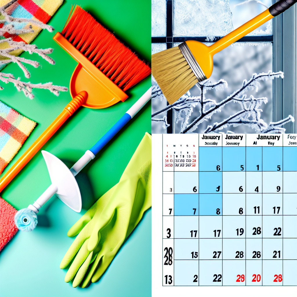 Free Homekeeping Calendar for January 2026