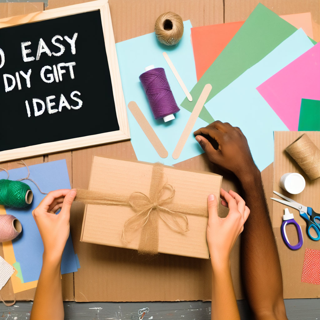 10 Easy DIY Gift Ideas Anyone Can Make