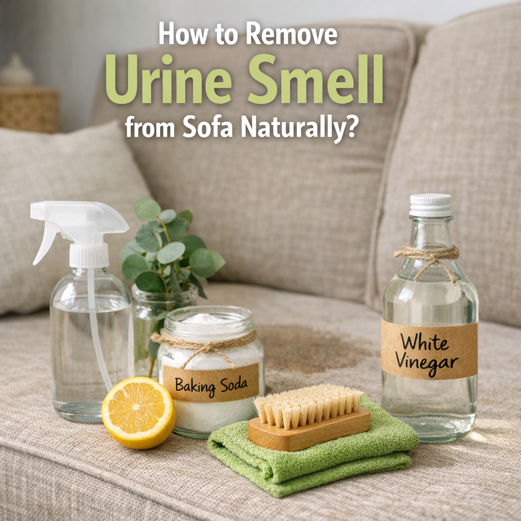 How to Remove Urine Smell from Sofa Naturally?