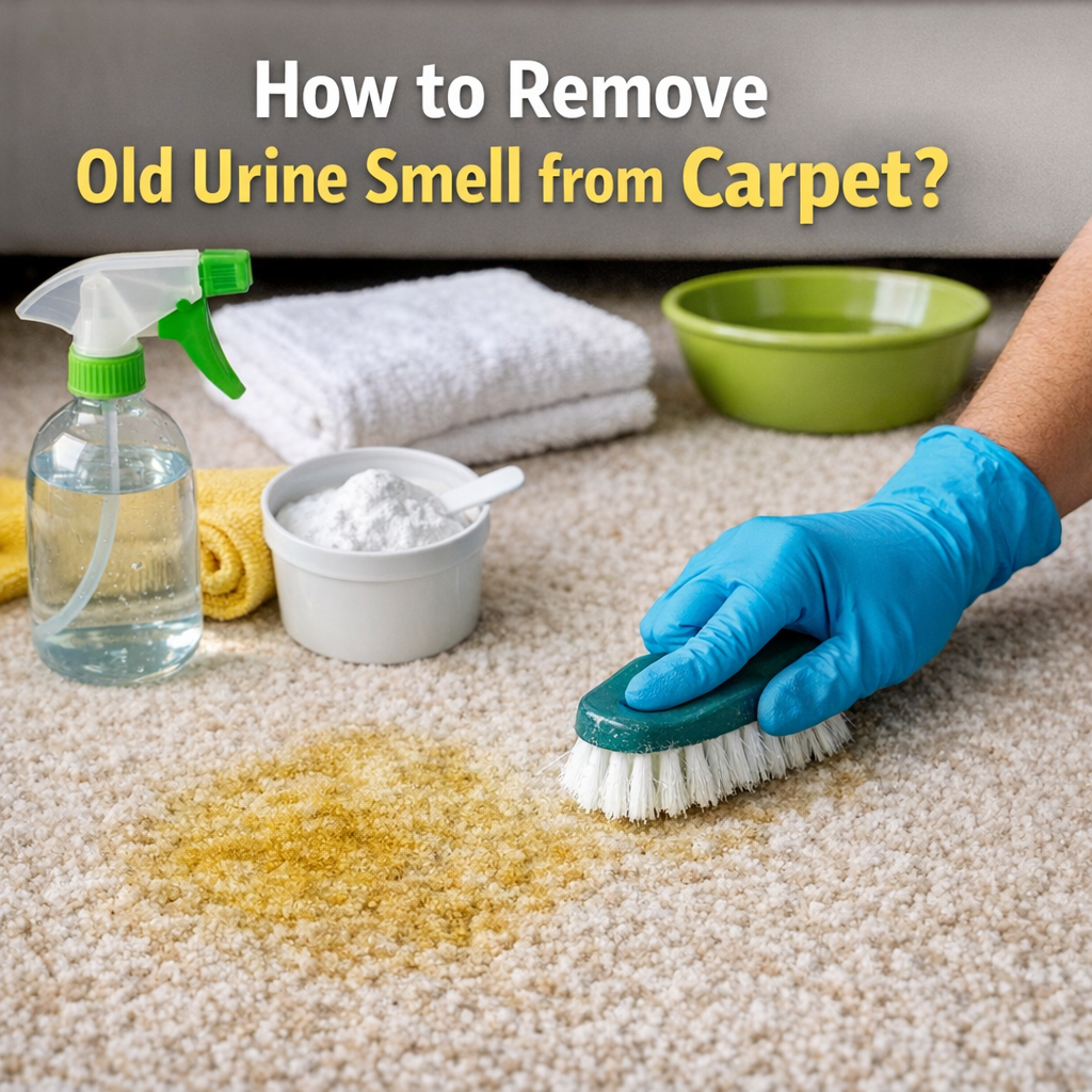 How to Remove Old Urine Smell from Carpet?