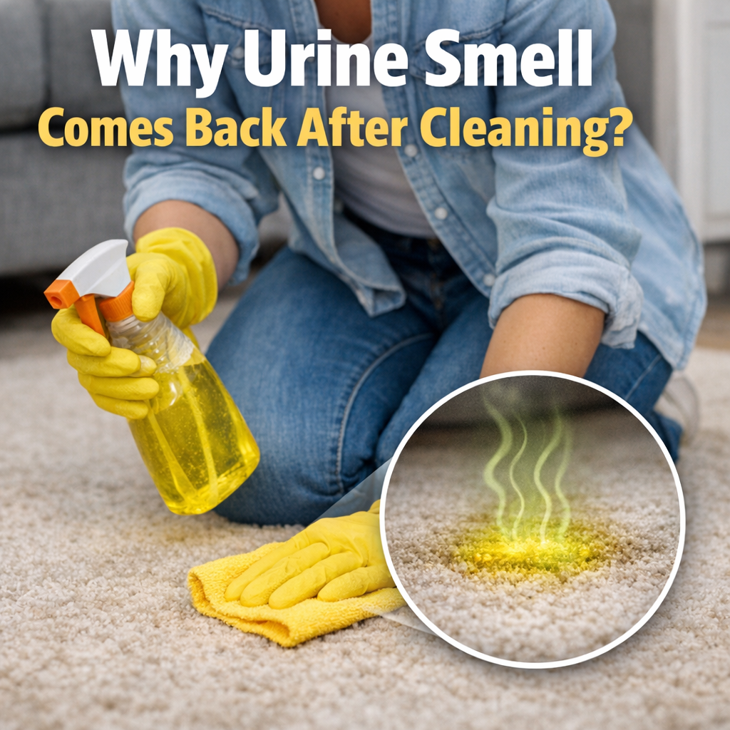Why Urine Smell Comes Back After Cleaning?