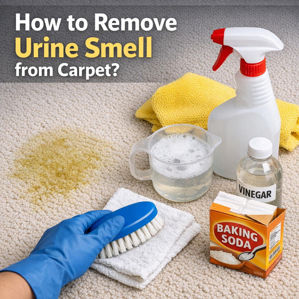 How to Remove Urine Smell from Carpet?