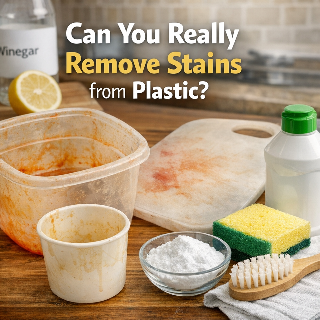 Can You Really Remove Stains from Plastic?