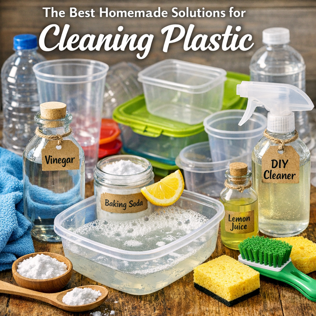 The Best Homemade Solutions for Cleaning Plastic