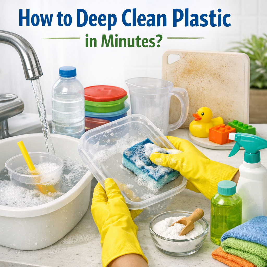 How to Deep Clean Plastic in Minutes?