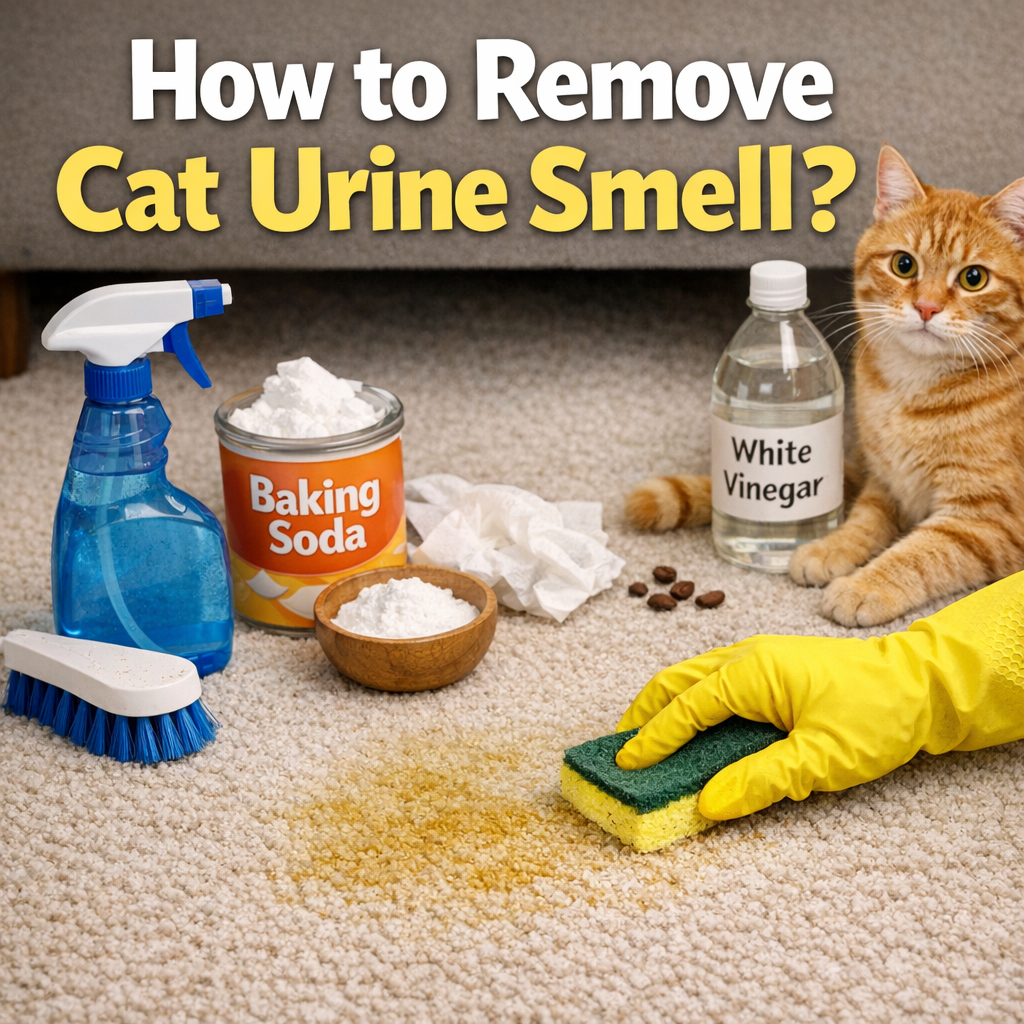 How to Remove Cat Urine Smell?