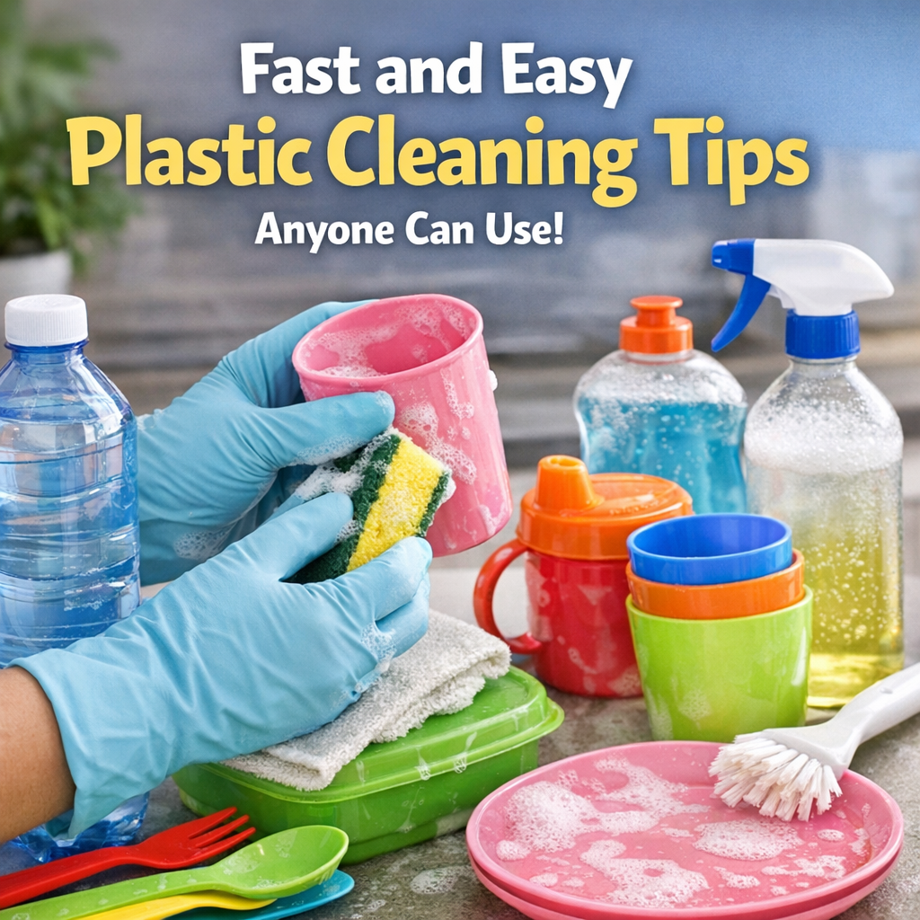 Fast and Easy Plastic Cleaning Tips Anyone Can Use