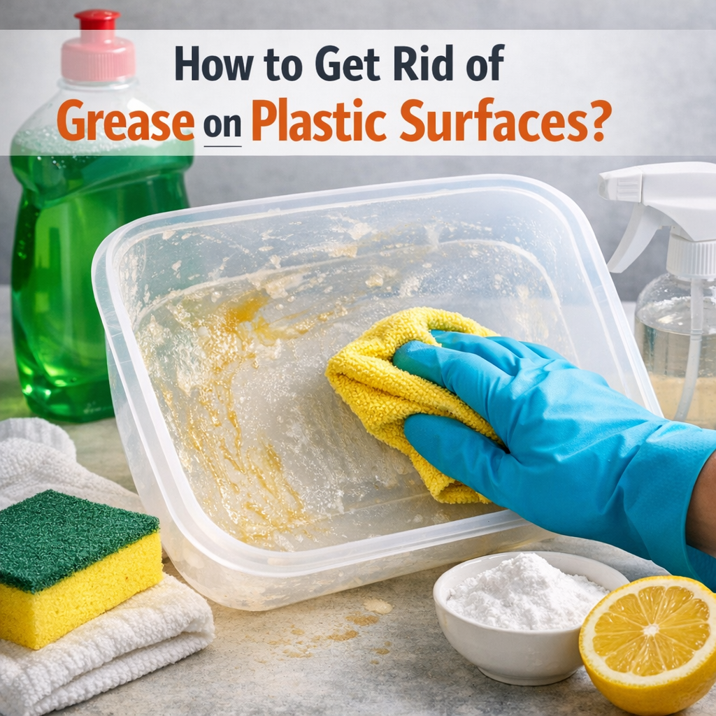How to Get Rid of Grease on Plastic Surfaces?