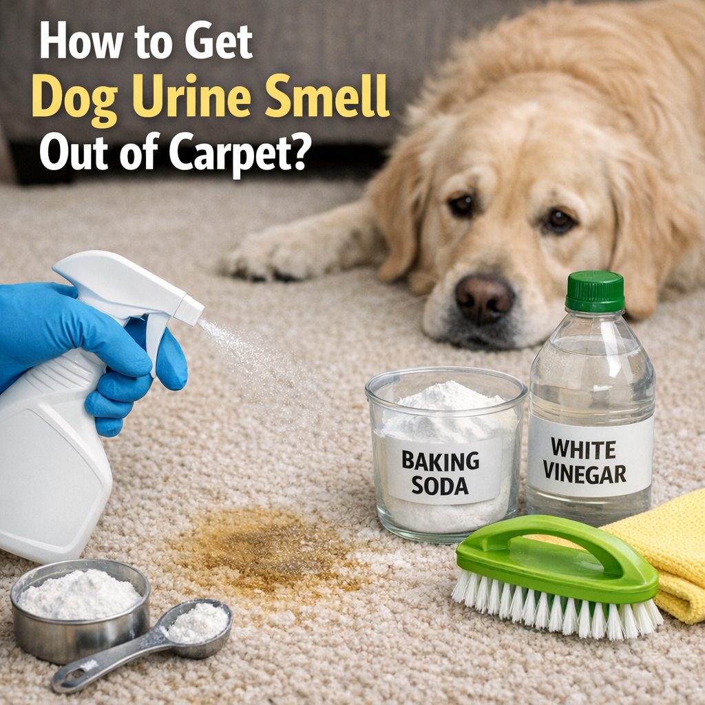 How to Get Dog Urine Smell Out of Carpet?