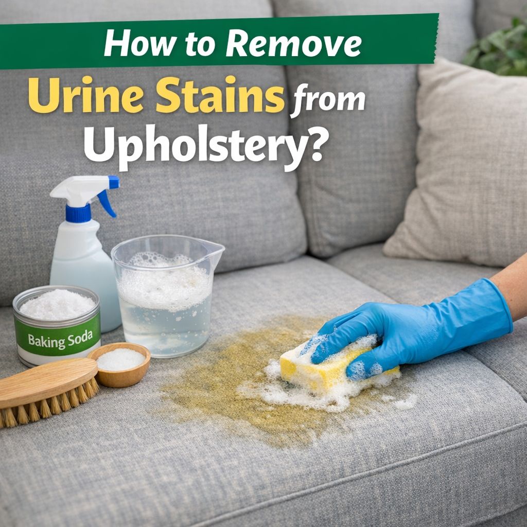 How to Remove Urine Stains from Upholstery?