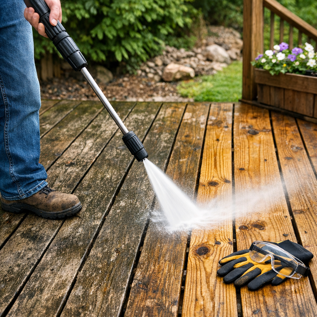 How To Pressure Wash Wood Without Damaging It