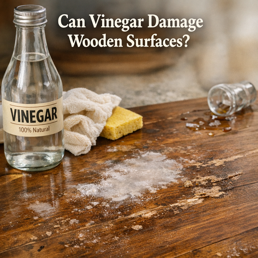 Can Vinegar Damage Wooden Surfaces?