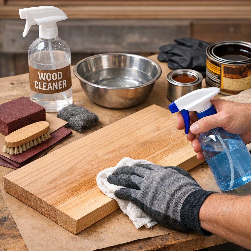 How To Clean Wood Before Staining