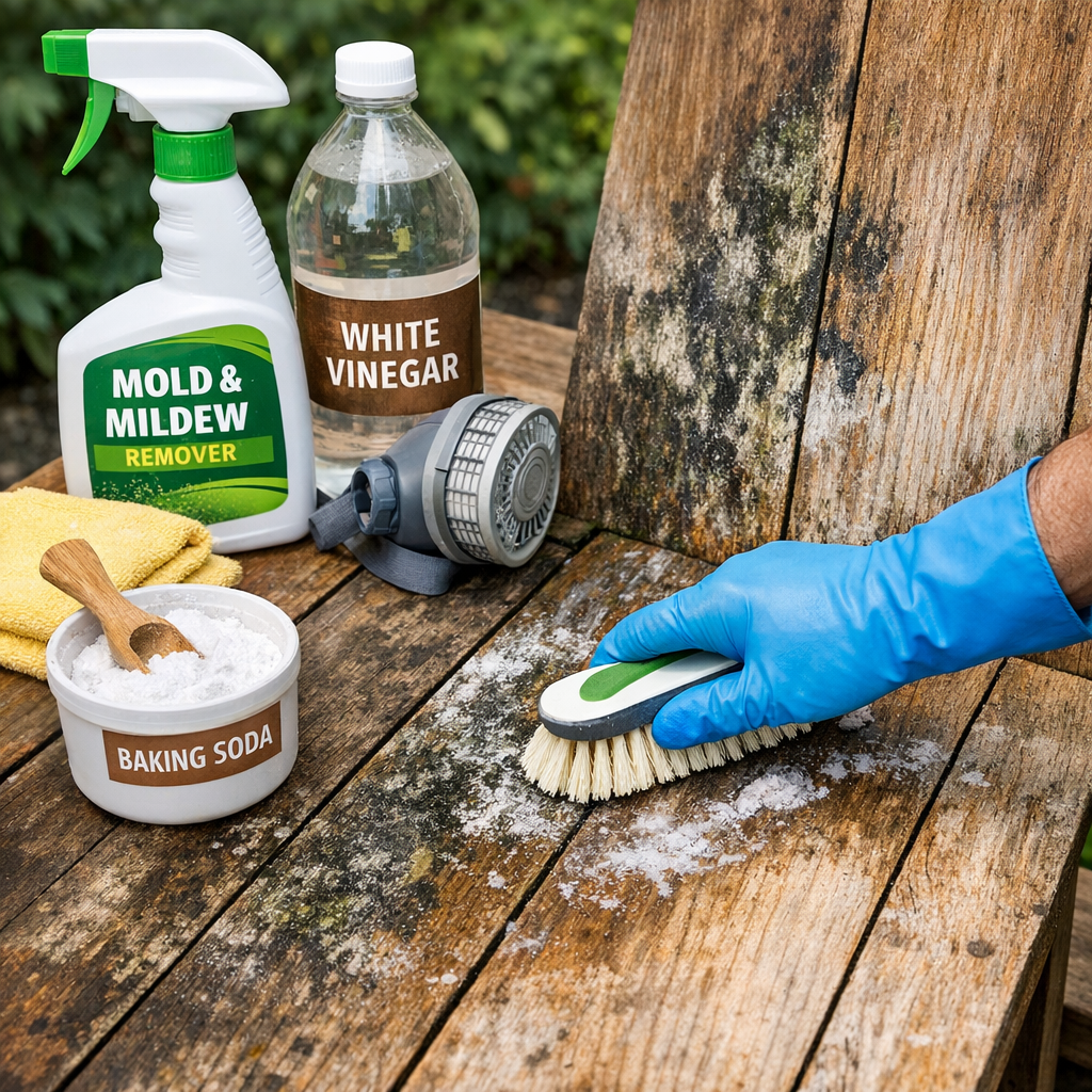 How To Remove Mildew From Wood Safely