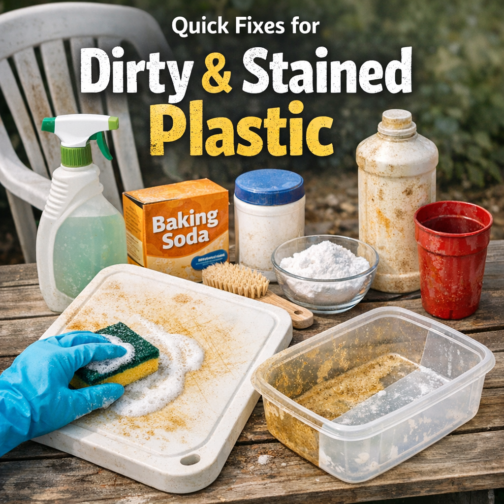 Quick Fixes for Dirty and Stained Plastic