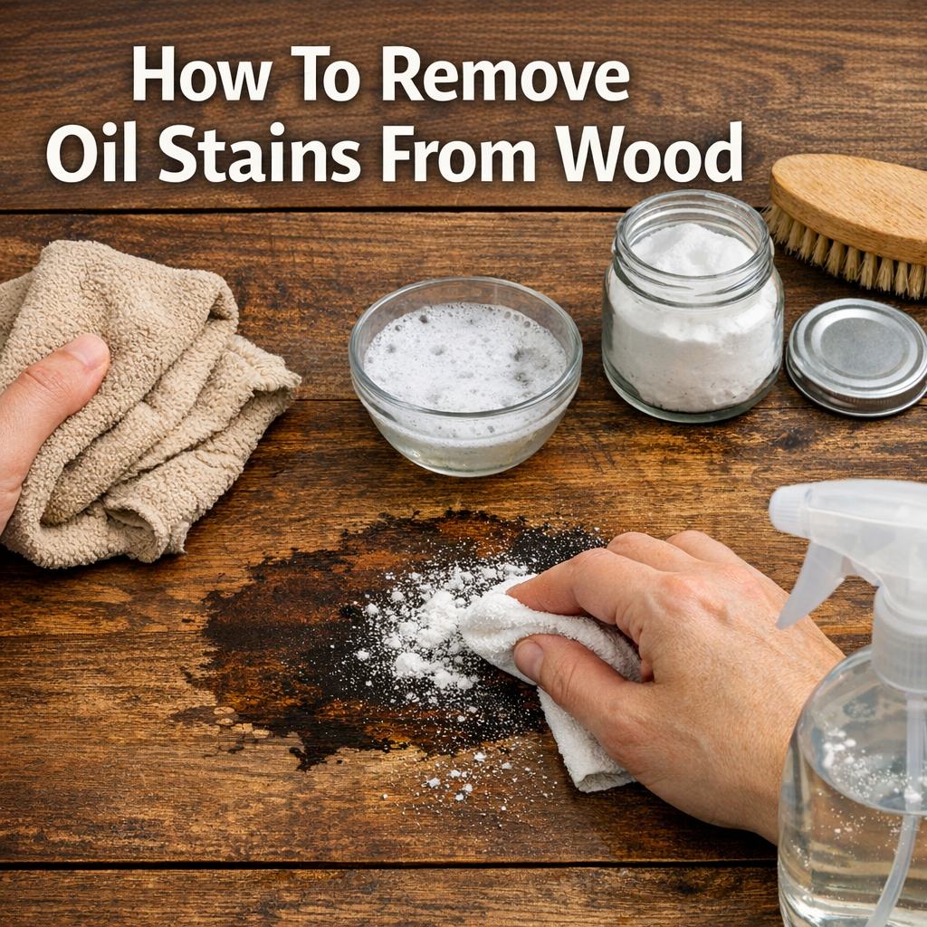 How To Remove Oil Stains From Wood