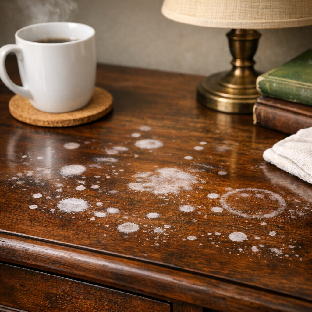 What Causes White Spots On Wooden Furniture?