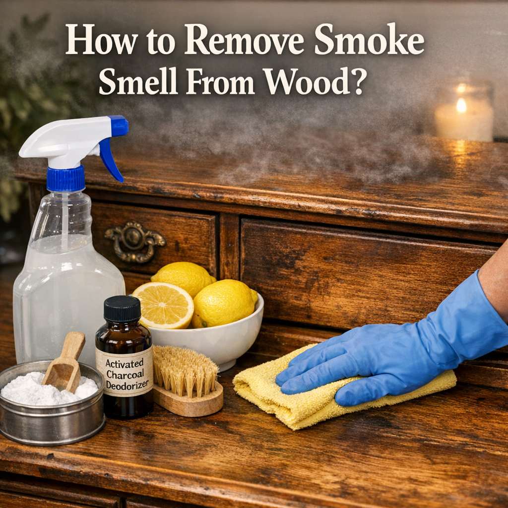How To Remove Smoke Smell From Wood?