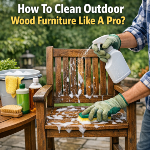 How To Clean Outdoor Wood Furniture Like A Pro?