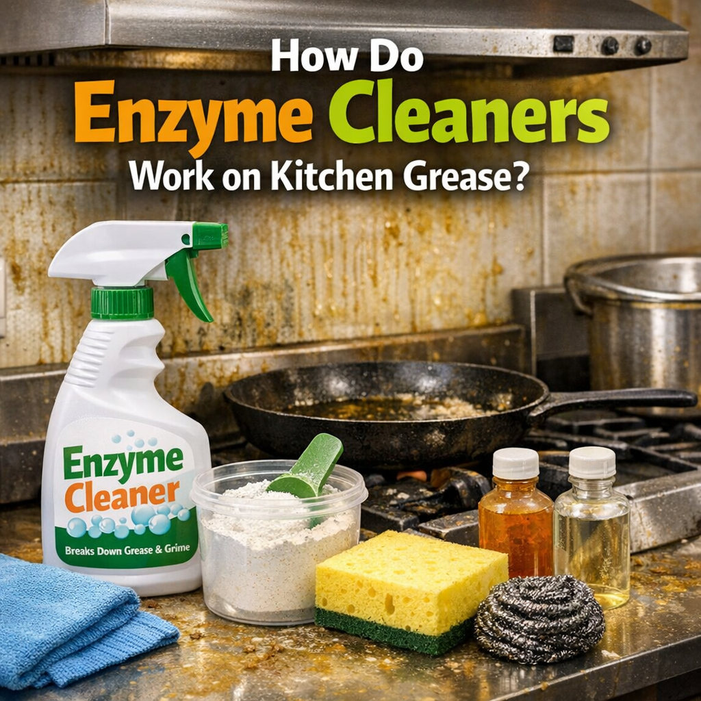 How Do Enzyme Cleaners Work on Kitchen Grease?