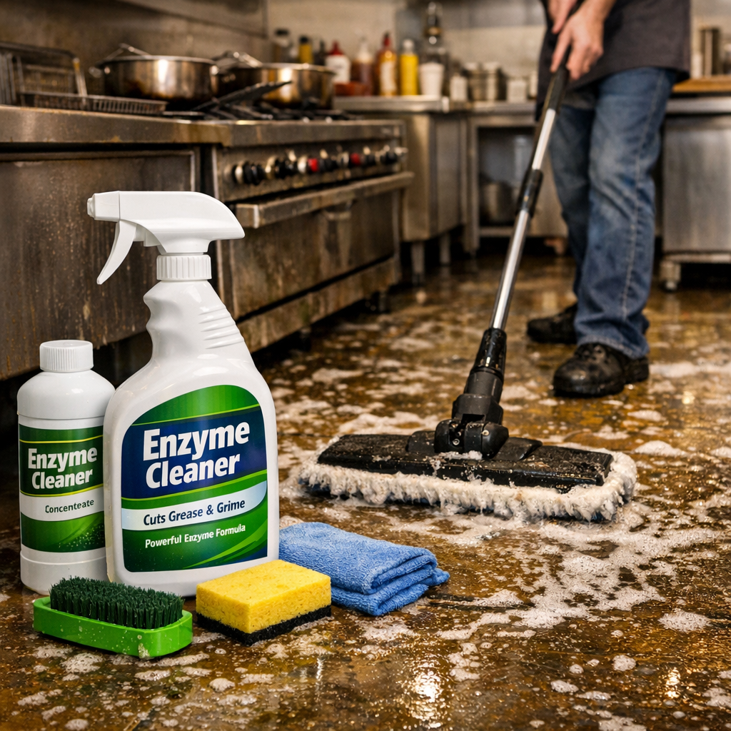 Best Enzyme Cleaner for Greasy Kitchen Floors