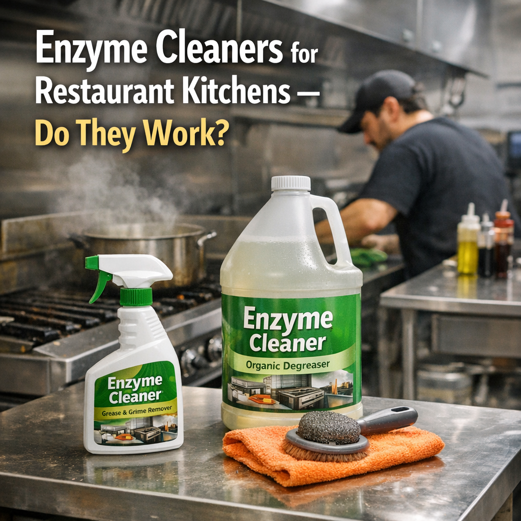 Enzyme Cleaners for Restaurant Kitchens – Do They Work?