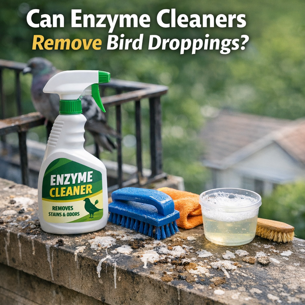 Can Enzyme Cleaners Remove Bird Droppings?