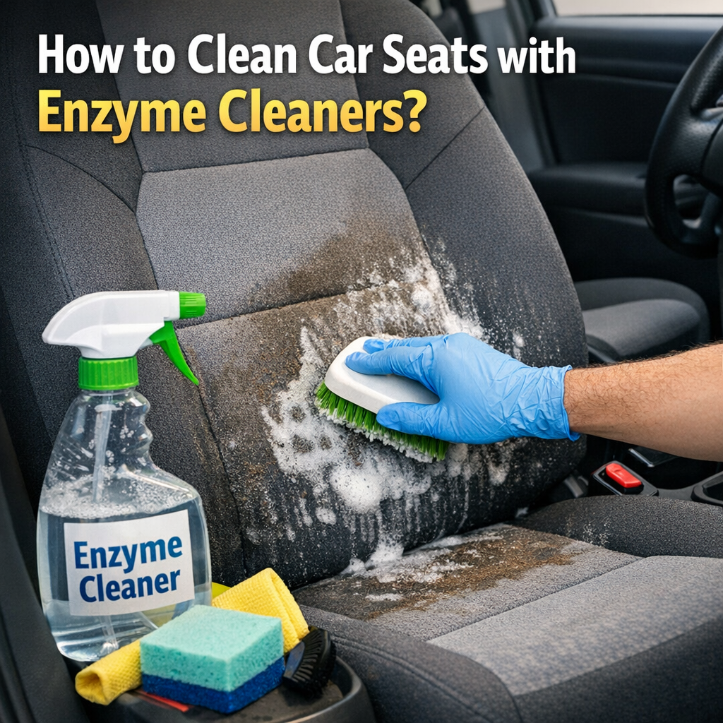 How to Clean Car Seats with Enzyme Cleaners?