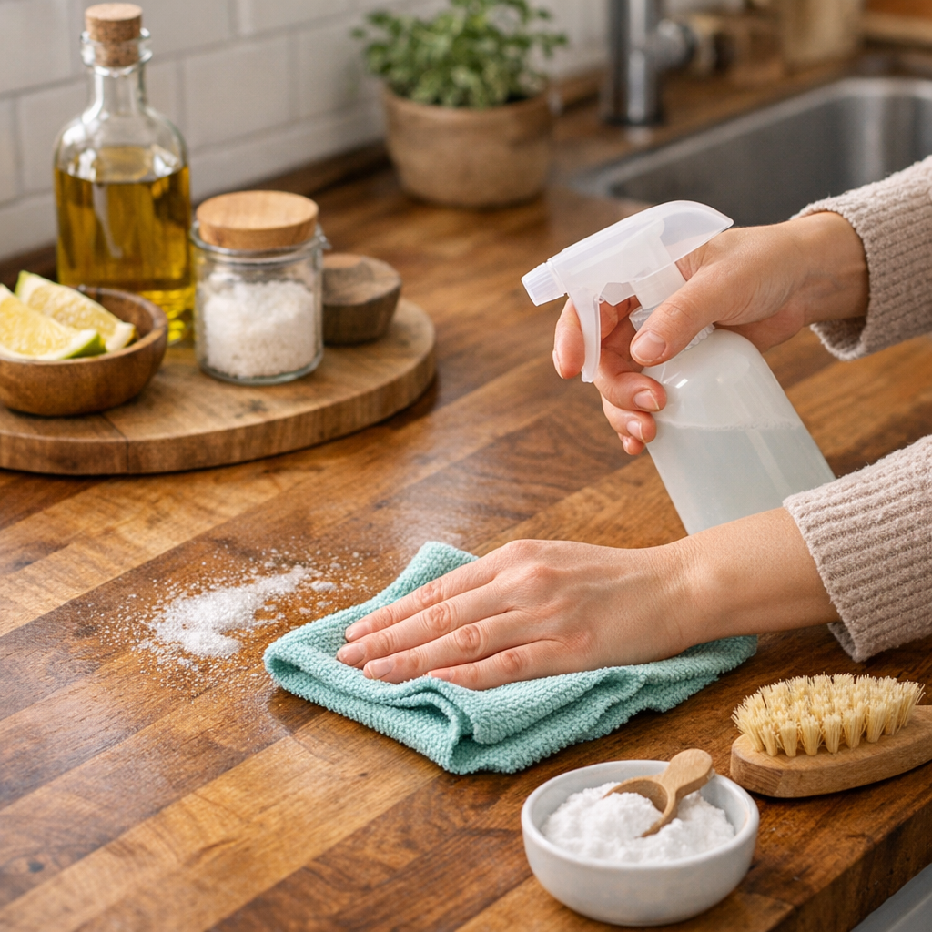 How To Clean Wooden Countertops Properly?